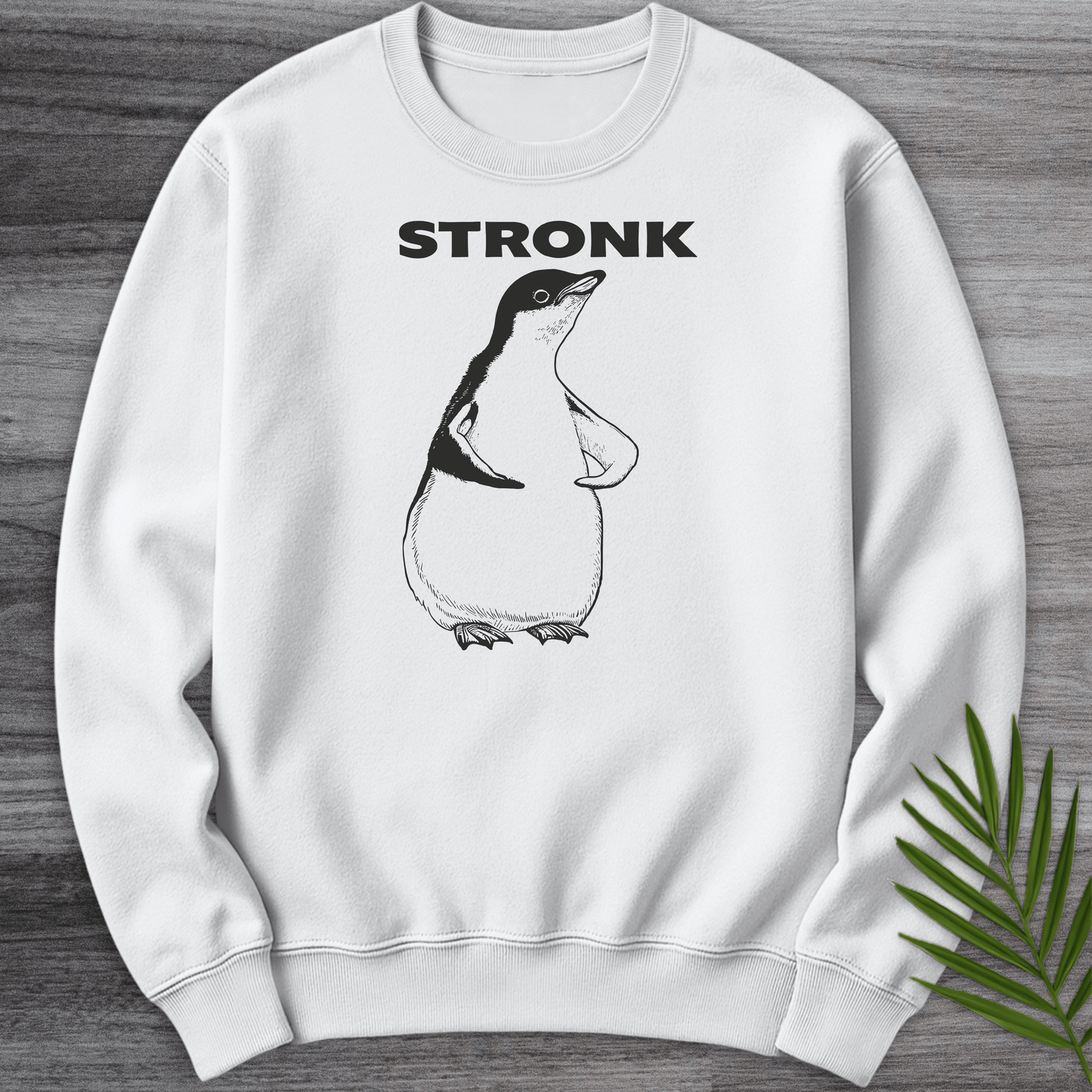 Sweatshirt White / S Penguin Stronk Crewneck