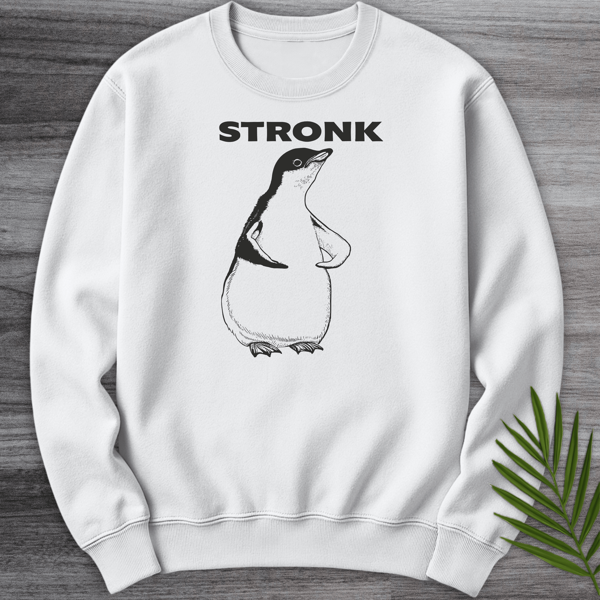 Sweatshirt White / S Penguin Stronk Crewneck