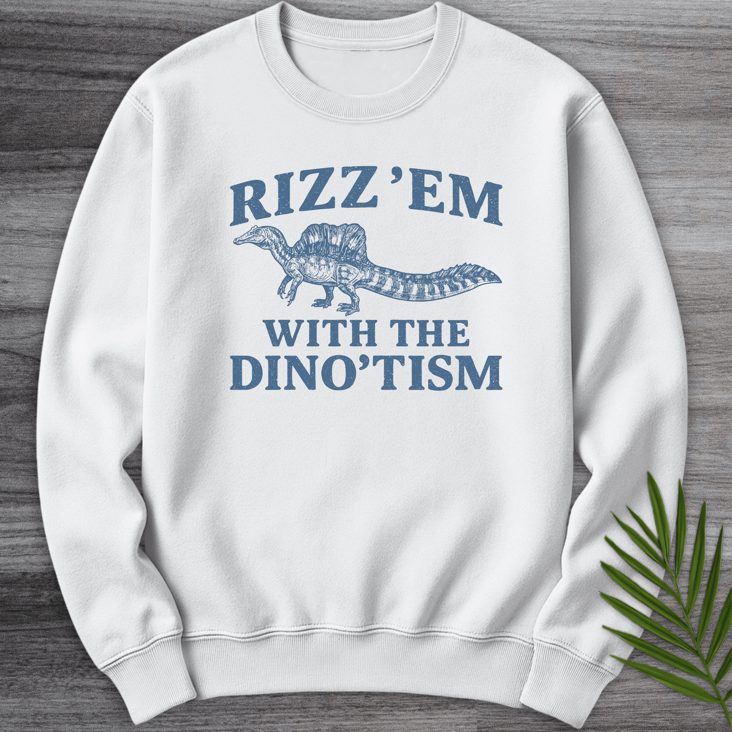 Sweatshirt White / S Rizz'em With the Spino'tism Crewneck