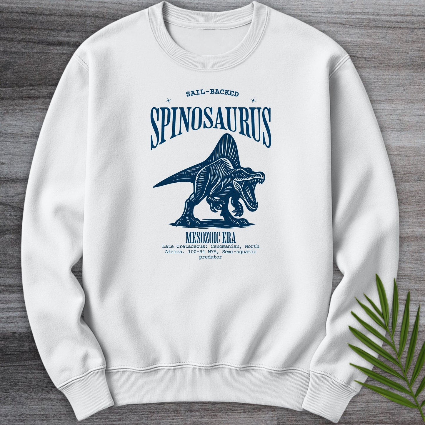 Sweatshirt White / S Sailback Spinosaurus Classic Crewneck