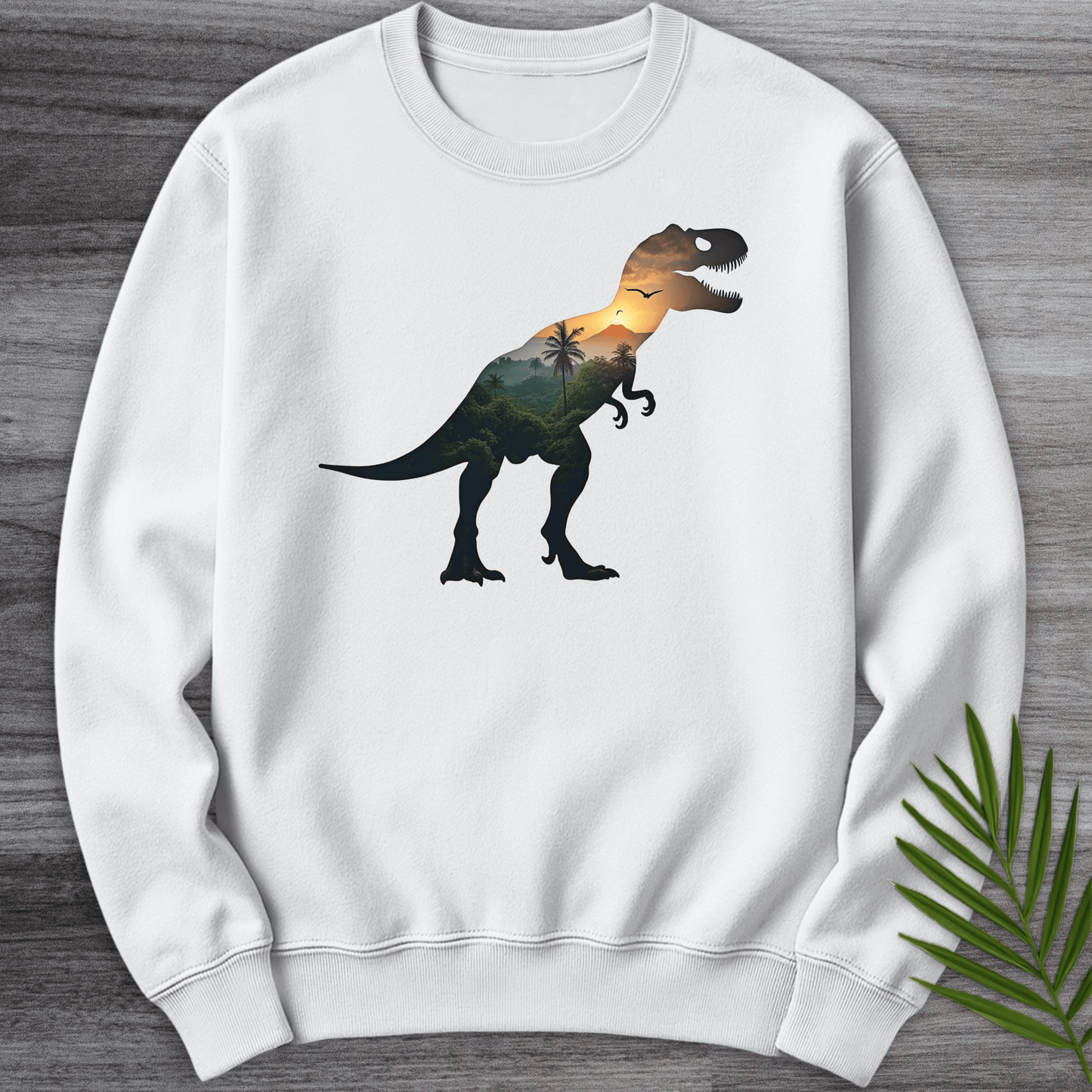 Sweatshirt White / S T.rex Environment Silhouette Environment Crewneck