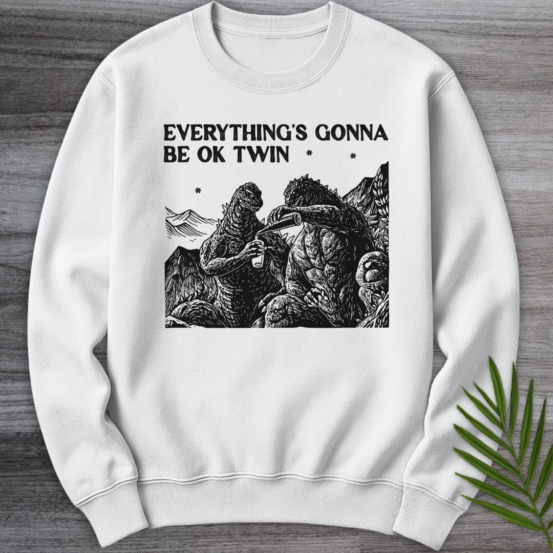 Sweatshirt White / S The Gojirasaurus Bros Crewneck