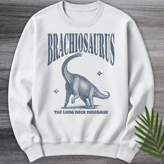 Sweatshirt White / S Vintage Brachiosaurus Crewneck