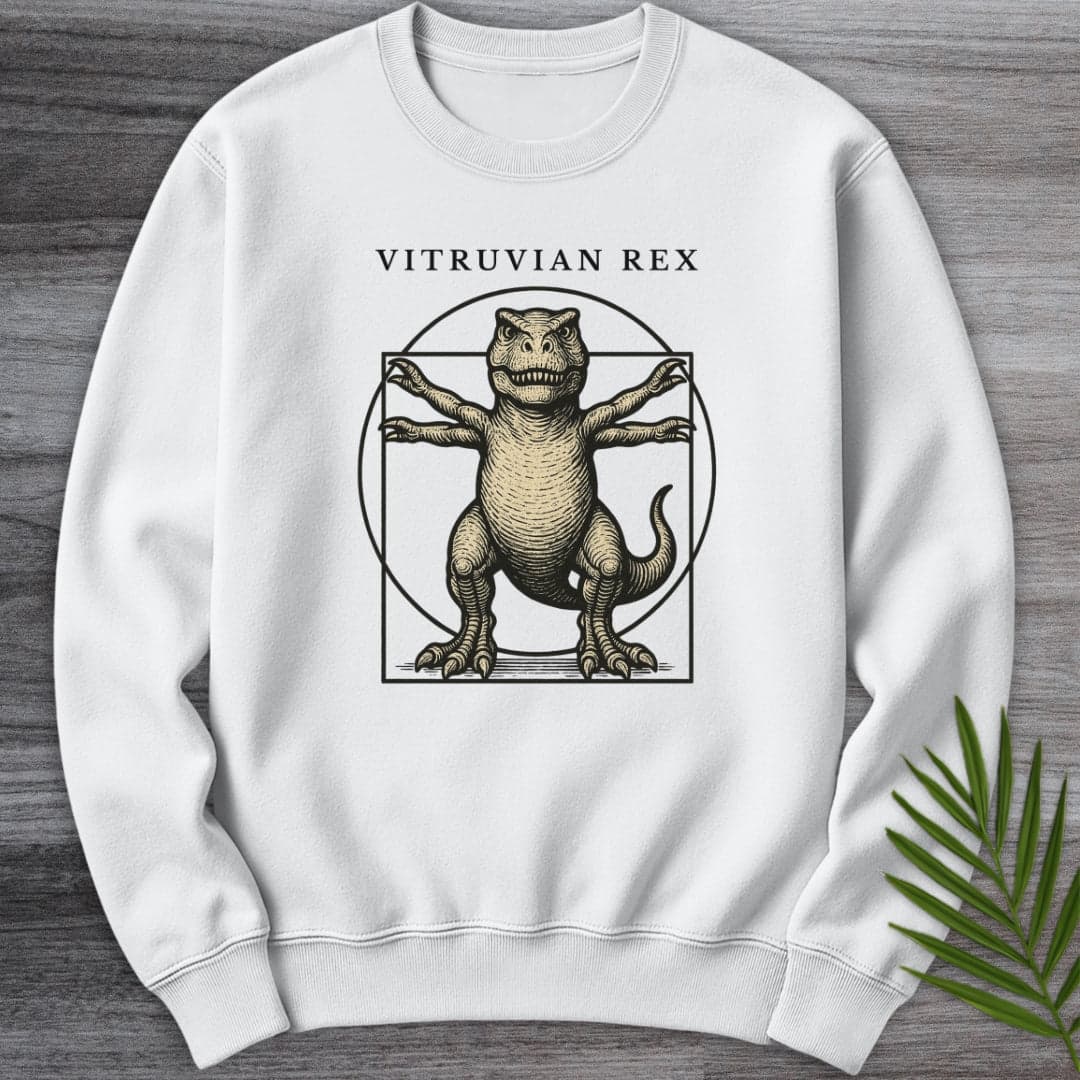 Sweatshirt White / S Vitruvian Rex Crewneck