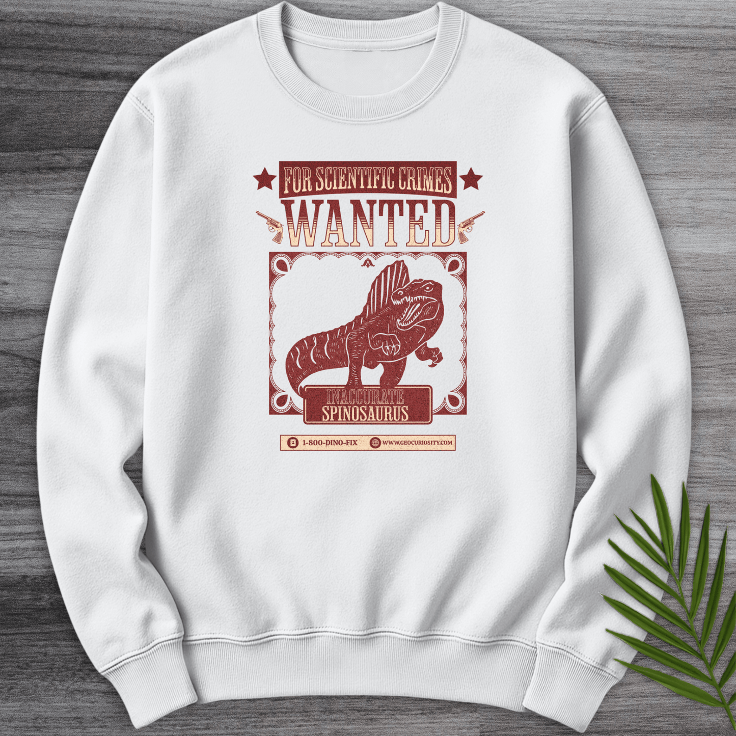 Sweatshirt White / S WANTED Inaccurate Spino Crewneck