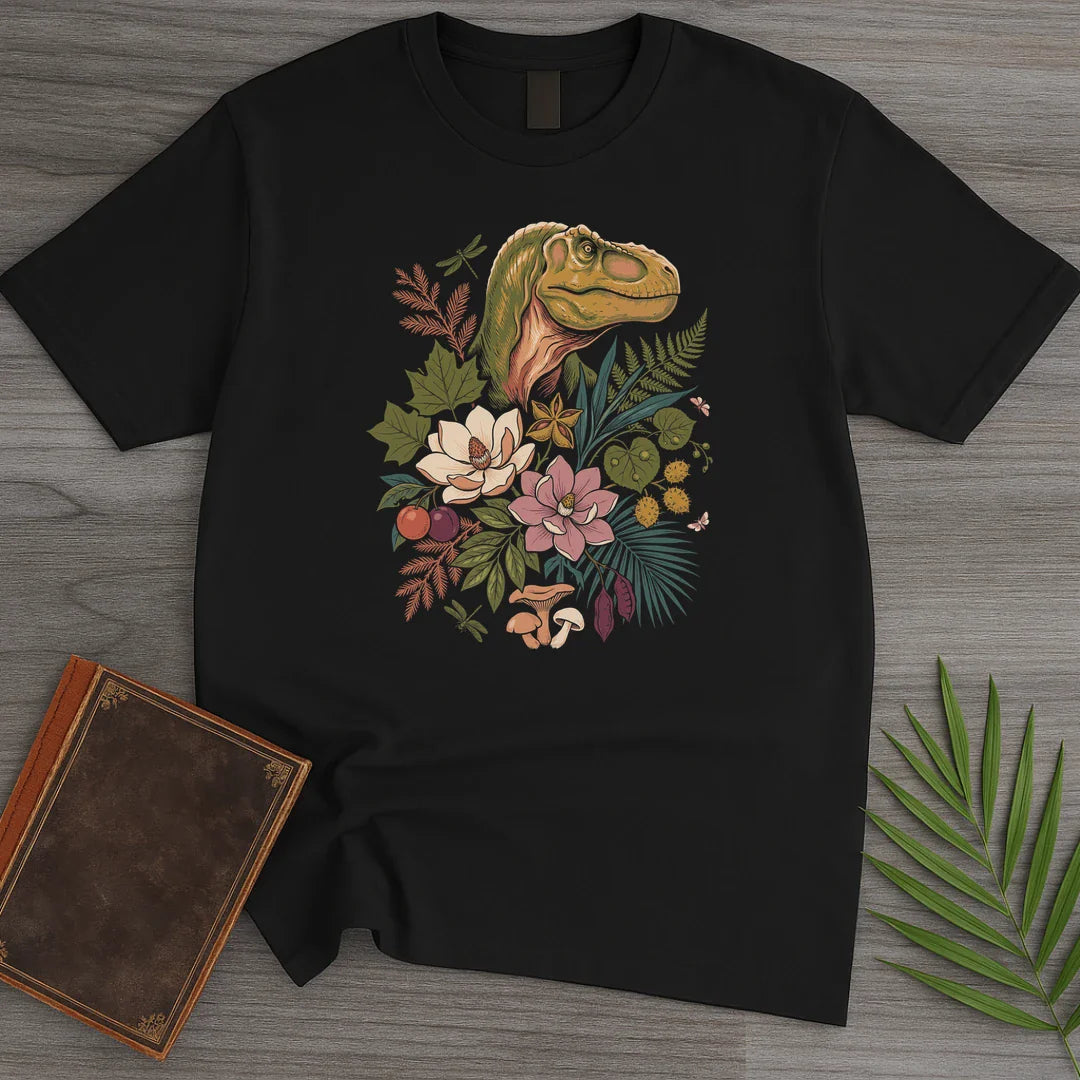 T-Shirt Black / M Dark Bouquet T-Rex T-Shirt