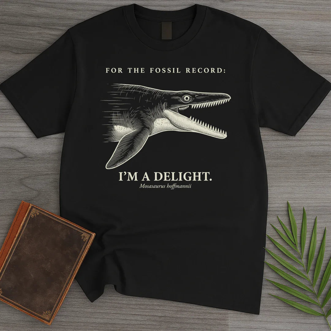 T-Shirt Black / M Delightful Mosasaurus T-Shirt