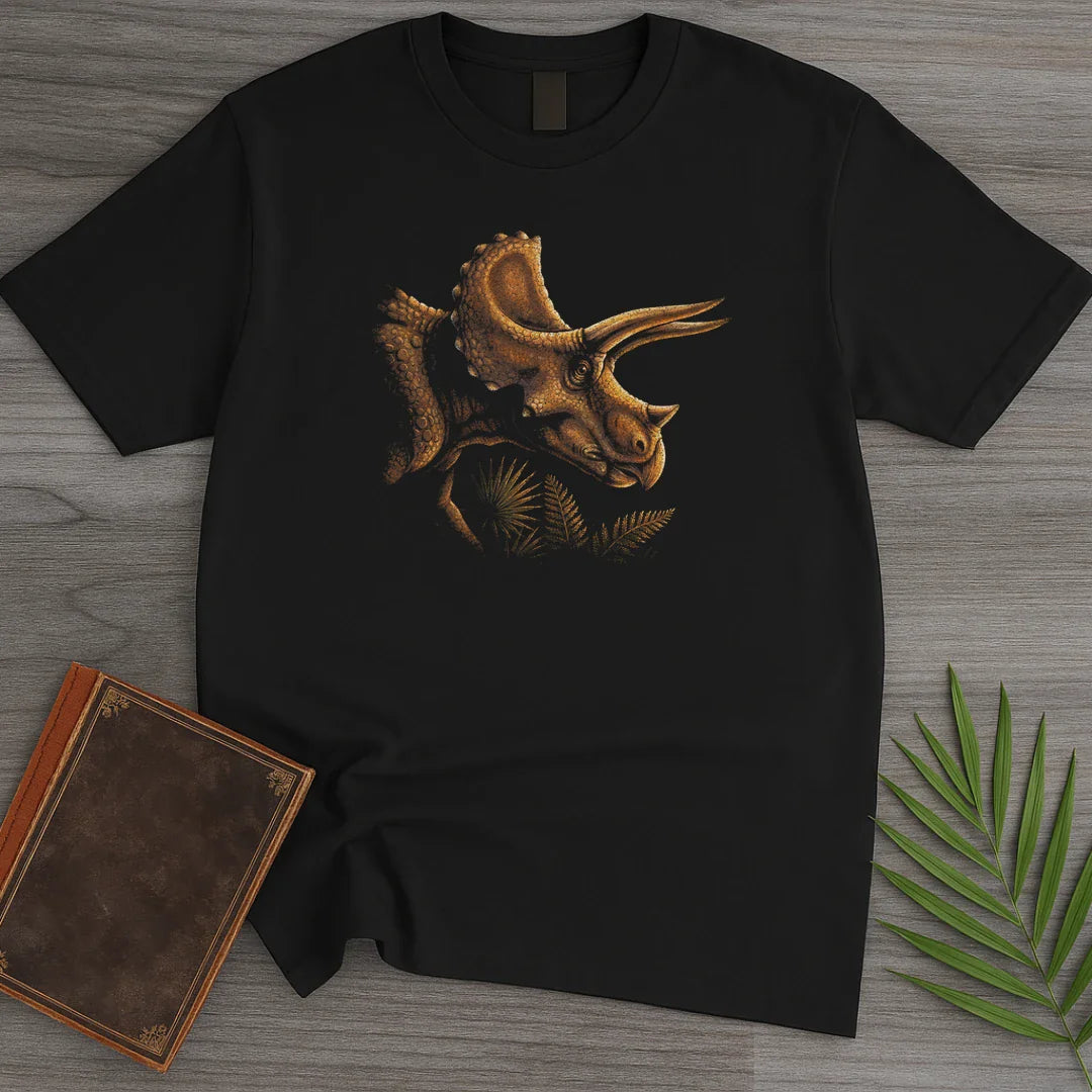 T-Shirt Black / M Last Light Triceratops T-Shirt