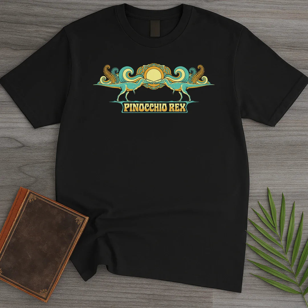 T-Shirt Black / M Pinocchio Rex Qianzhousaurus T-Shirt