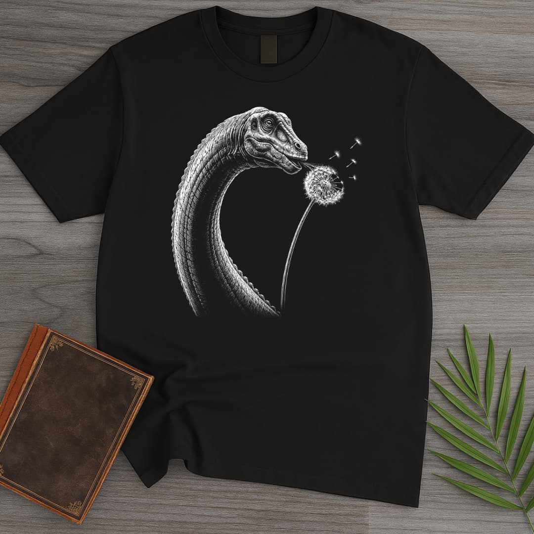 T-Shirt Black / S A Brachiosaurus Wish T-Shirt