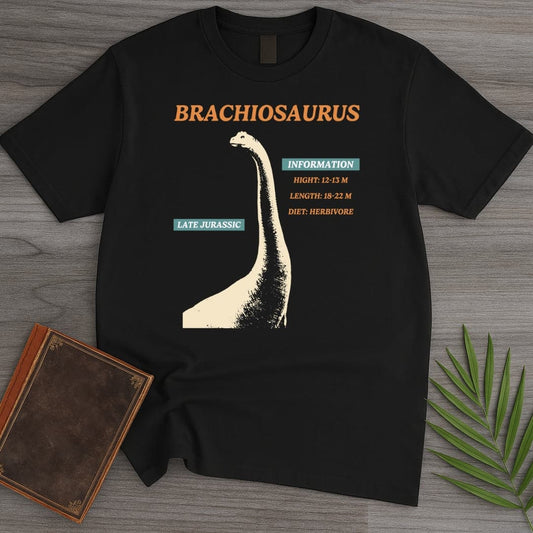 T-Shirt Black / S About The Brachiosaurus T-Shirt