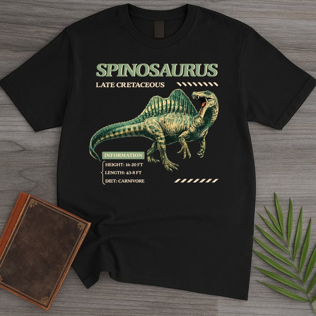 T-Shirt Black / S About the Spinosaurus T-Shirt
