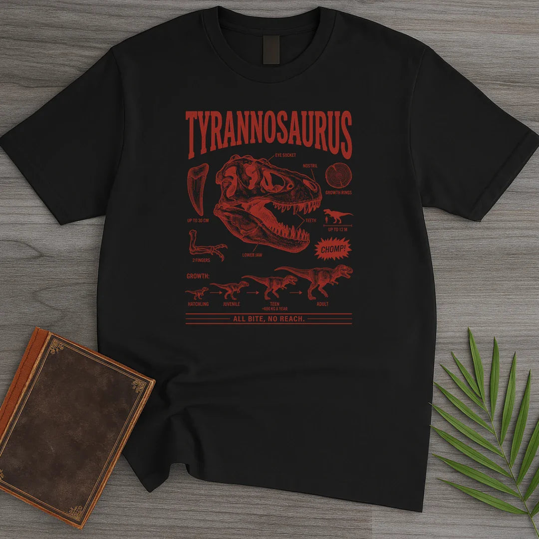 T-Shirt Black / S All Bite Tyrannosaurus T-Shirt