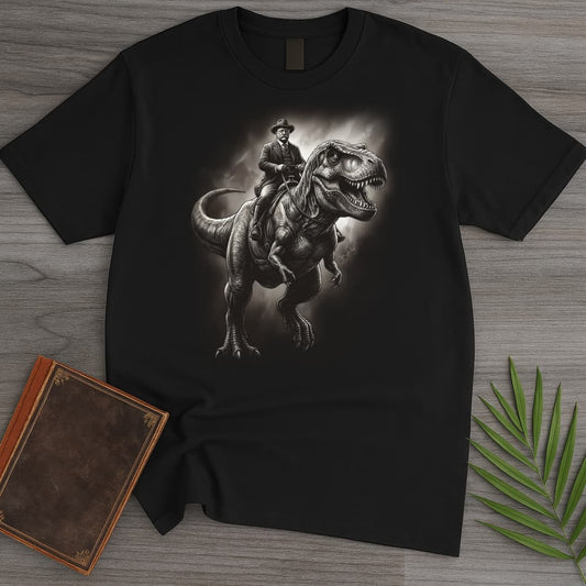 T-Shirt Black / S Americas 250Th Rough Rider Tyrannosaur T-Shirt