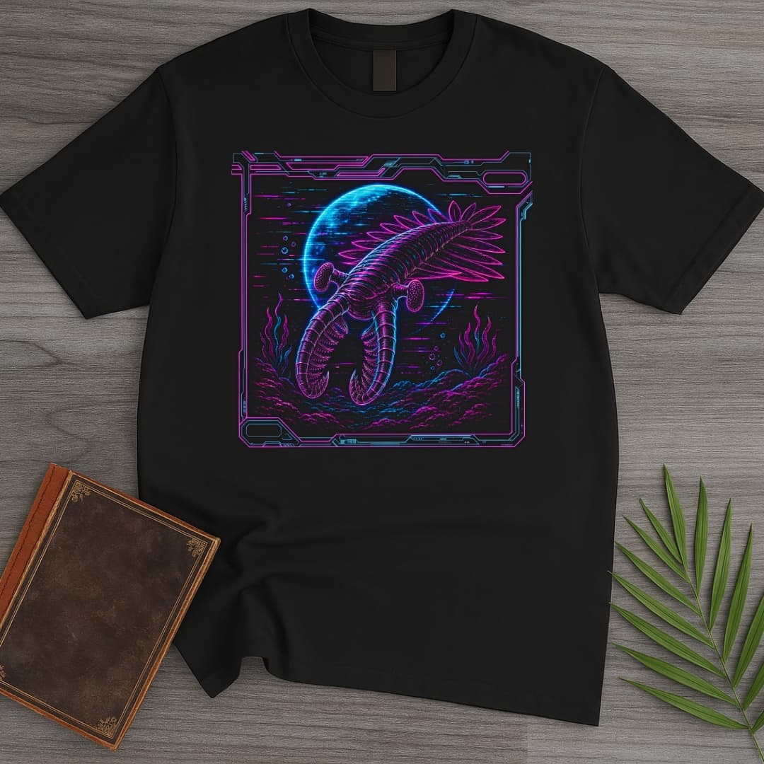 T-Shirt Black / S Anamolcalris Cyber Time T-Shirt