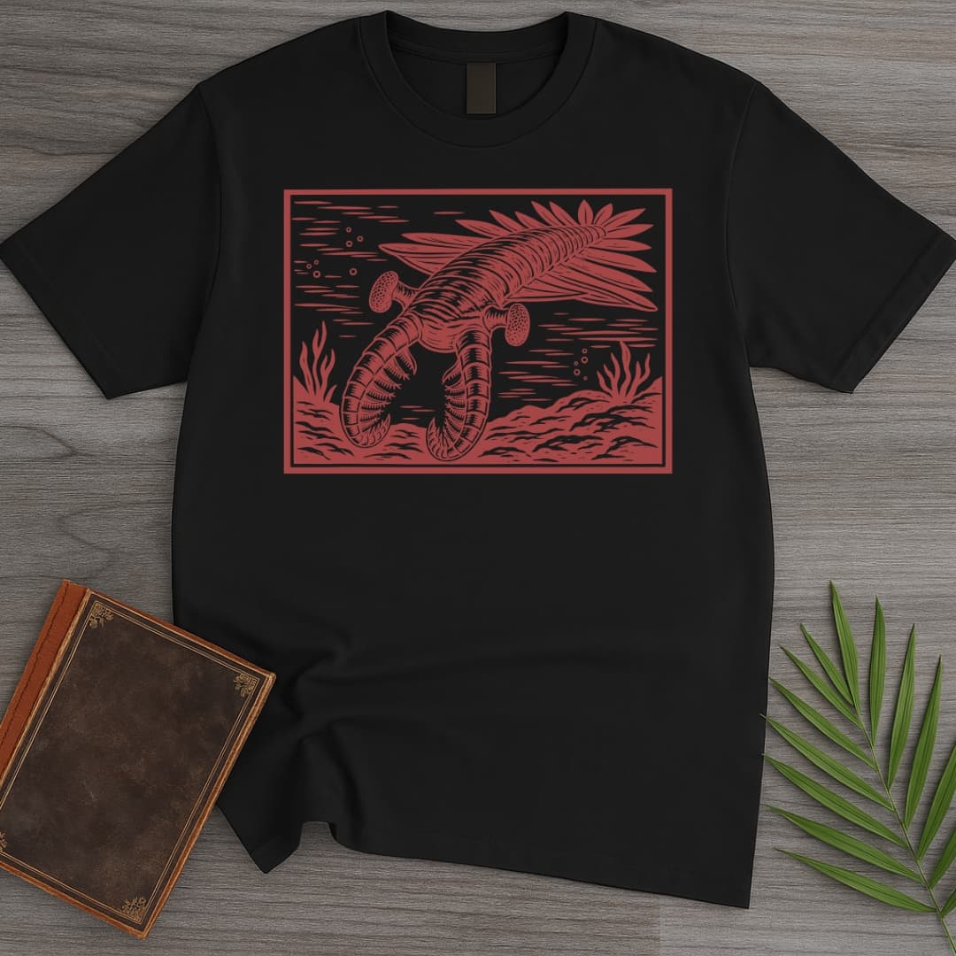 T-Shirt Black / S Anamolcalris Strange Shrimp T-Shirt