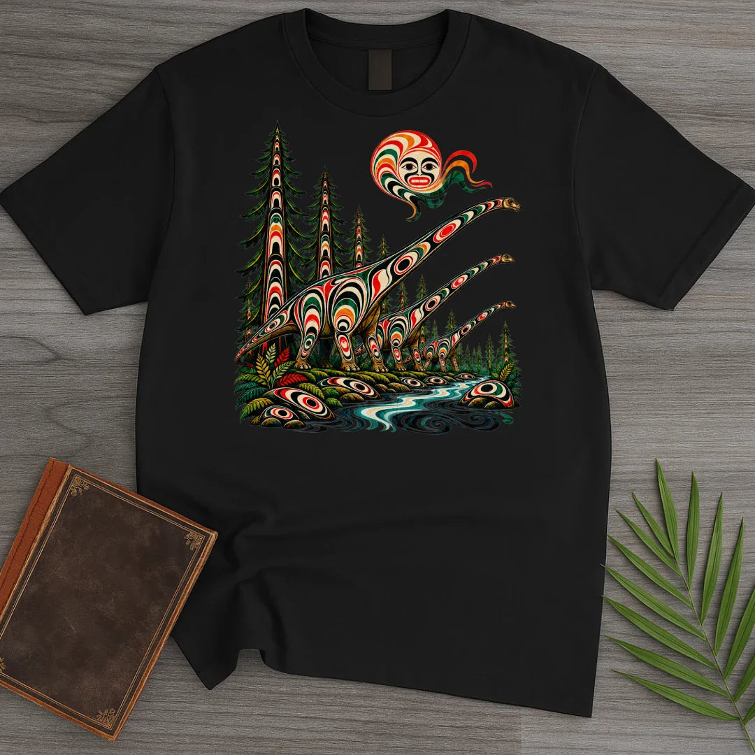 T-Shirt Black / S Ancient Coastal Sauropod T-Shirt