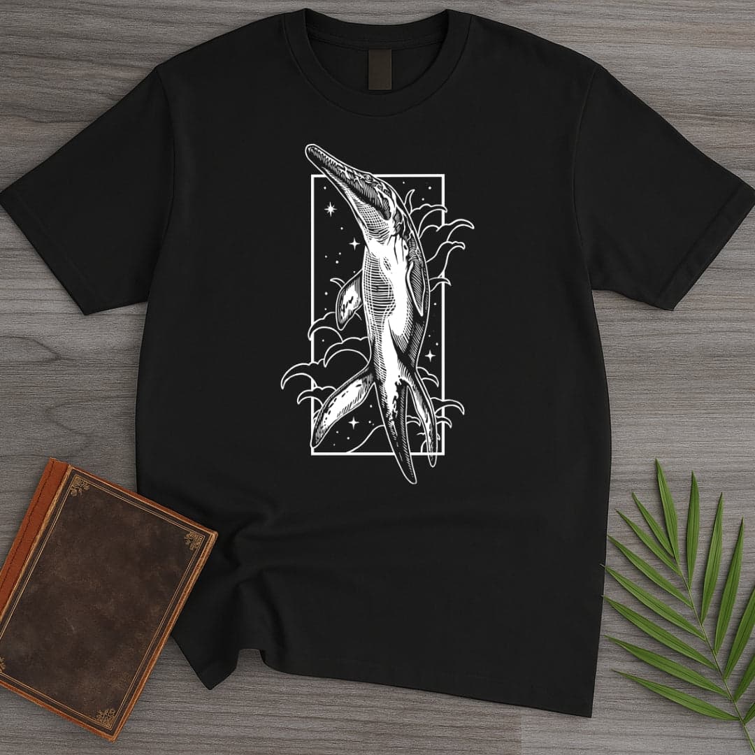 T-Shirt Black / S Ancient Magical Liopleurodon T-Shirt
