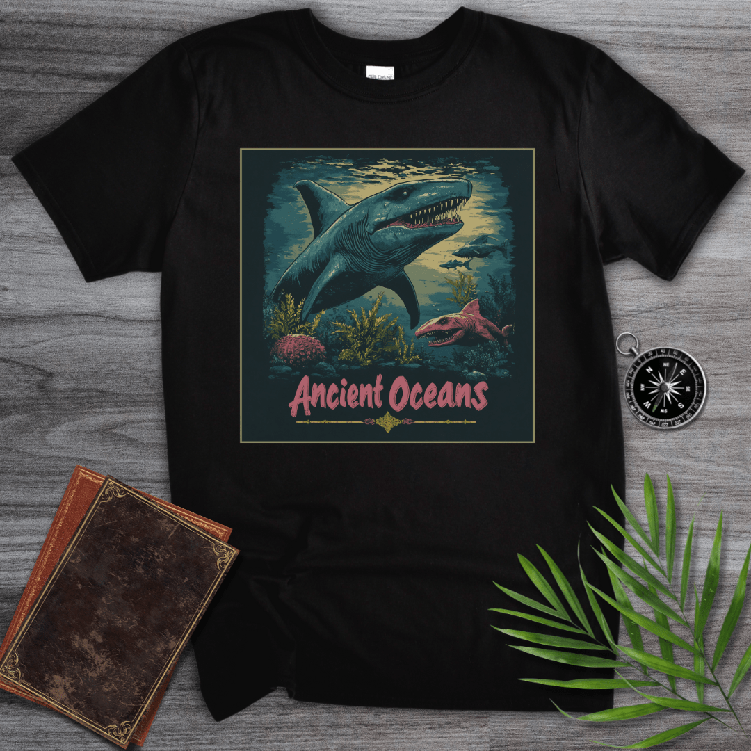 T-Shirt Black / S Ancient Ocean's Megalodon T-Shirt