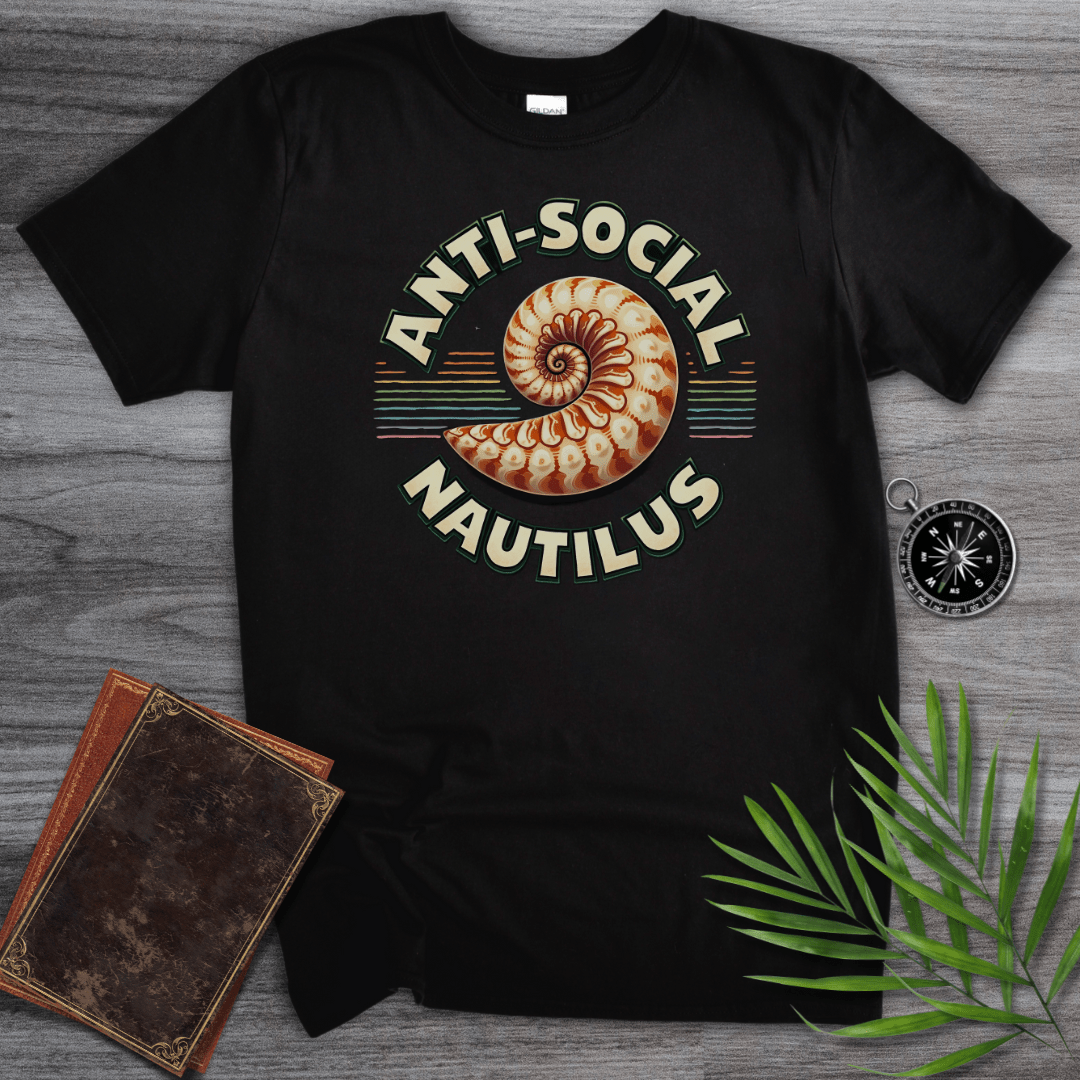 T-Shirt Black / S Anti-social Nautilus T-Shirt