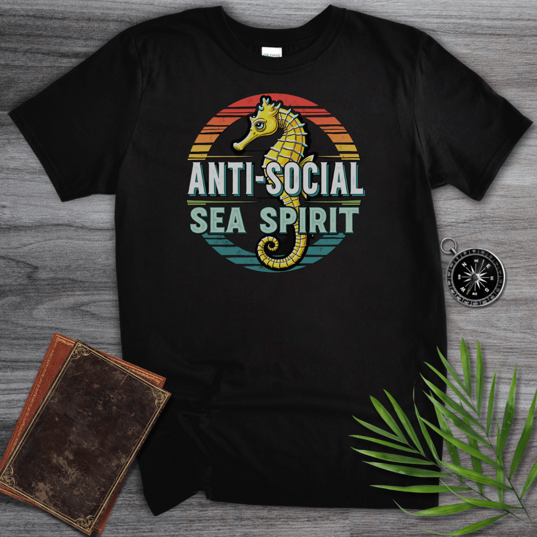 T-Shirt Black / S Anti-Social Sea Spirit T-Shirt