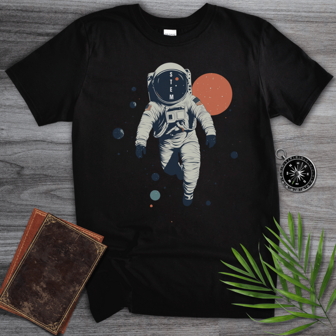 T-Shirt Black / S Astronaut STEM Graphic T-Shirt