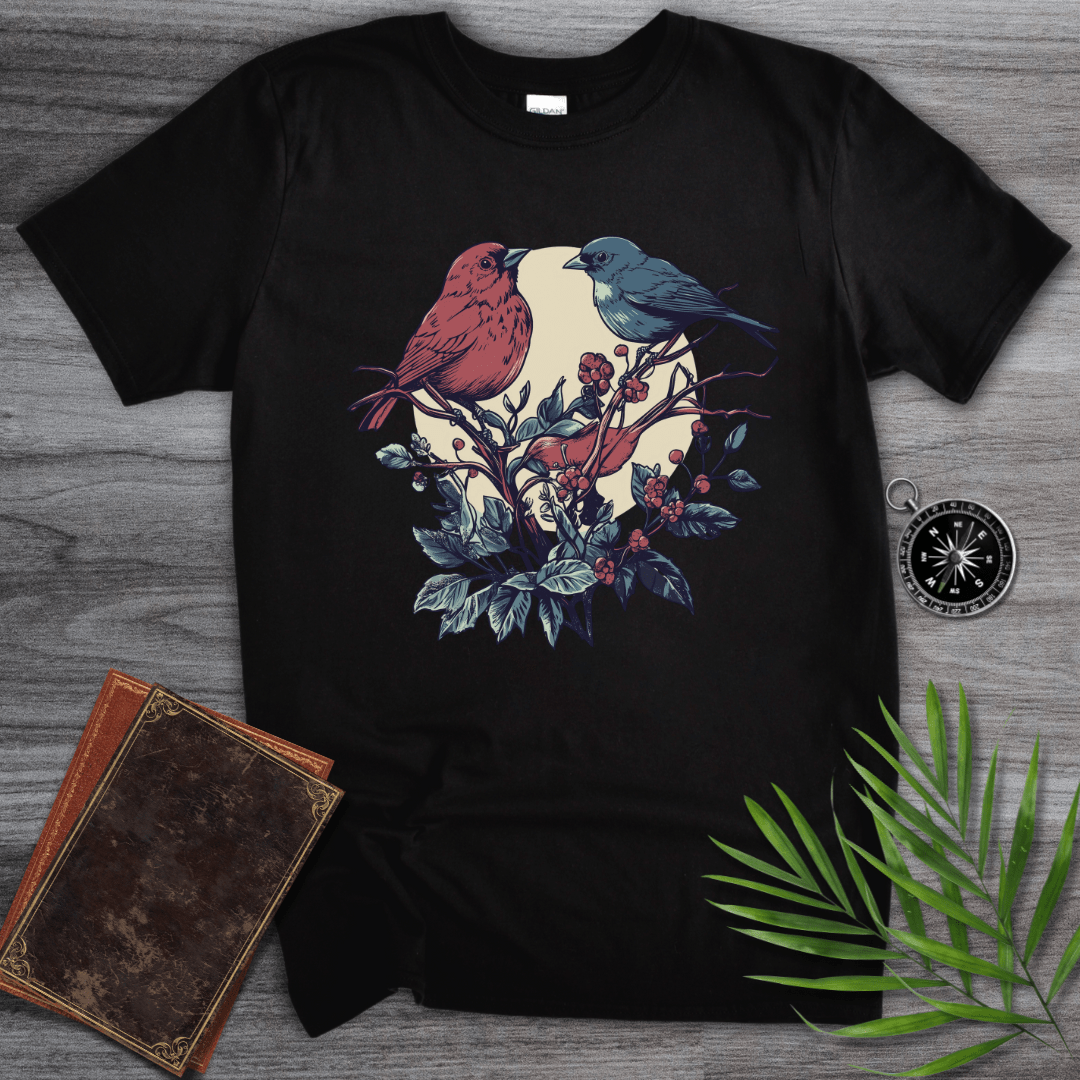 T-Shirt Black / S Bird Berry Perch T-Shirt