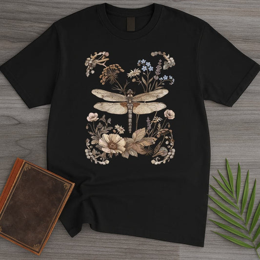 T-Shirt Black / S Botanical Bug Frame T-Shirt