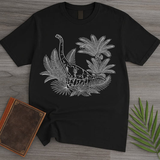 T-Shirt Black / S Brachiosaurus Mesozoic Arrangement T-Shirt