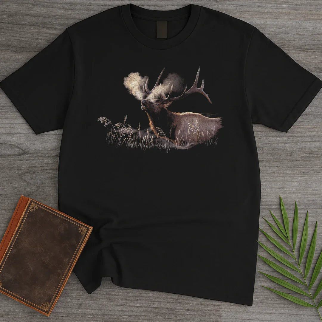 T-Shirt Black / S Bugling Bull Elk T-Shirt