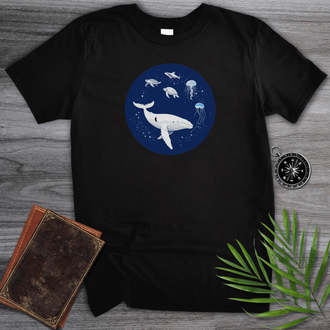 T-Shirt Black / S Cosmic Sea Marine Fauna T-Shirt
