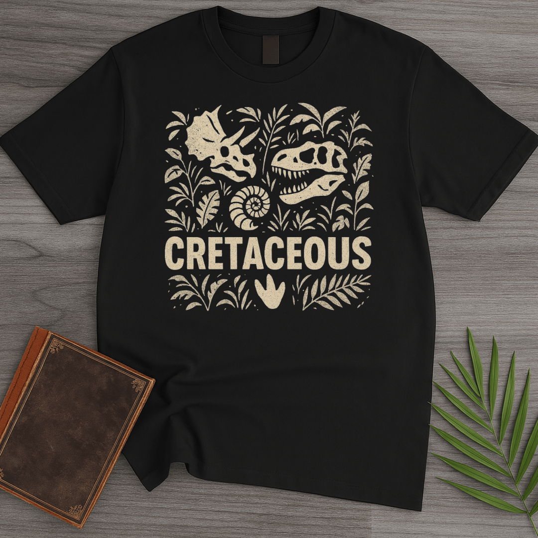 T-Shirt Black / S Cretaceous Fossil Elements T-Shirt