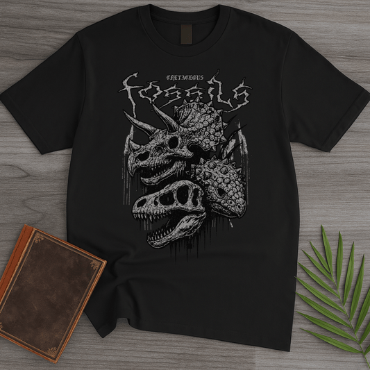 T-Shirt Black / S Cretaceous Fossils Thrasher T-Shirt