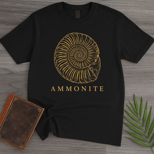 T-Shirt Black / S Curious about Ammonites T-Shirt
