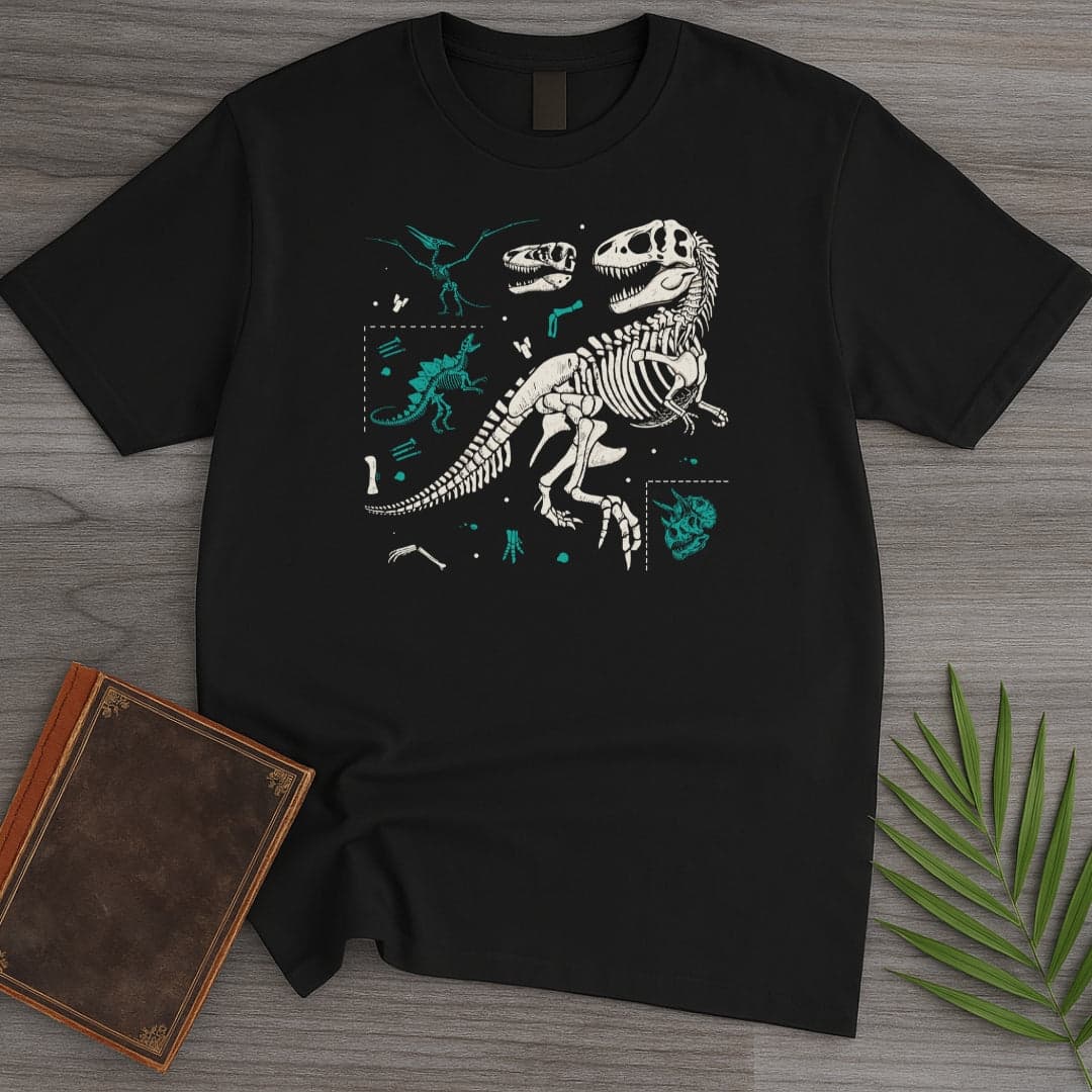 T-Shirt Black / S Cyber Fossil Remains T-Shirt