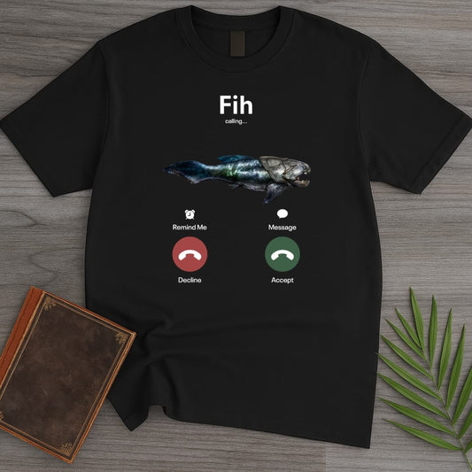 T-Shirt Black / S Devonian Fih is Calling T-Shirt