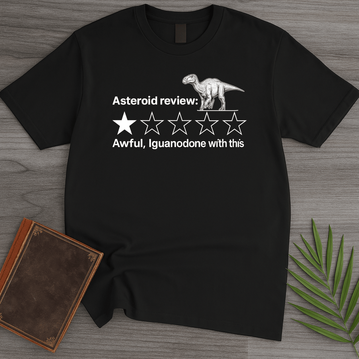 T-Shirt Black / S Dino 1 Star Review T-Shirt