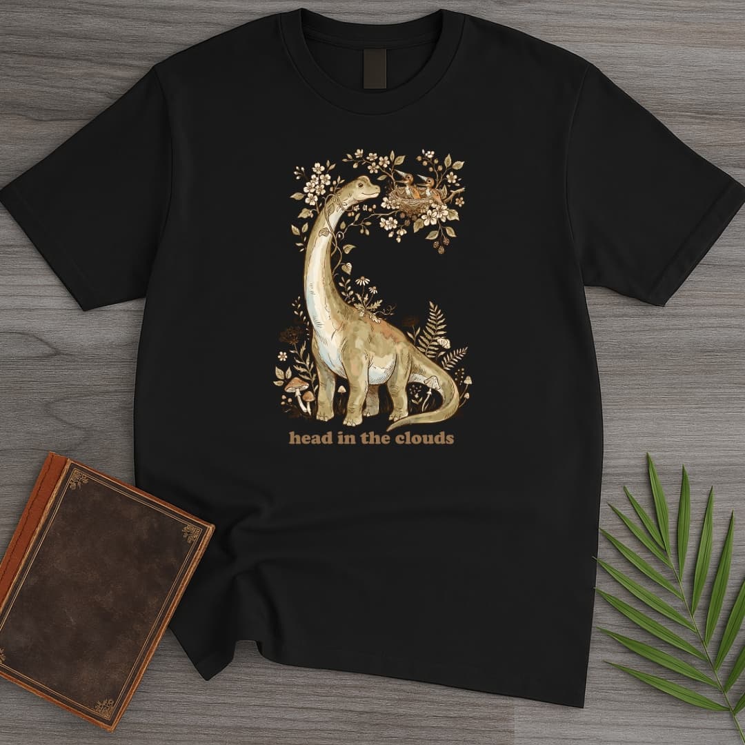 T-Shirt Black / S Dreaming Brachiosaurus T-Shirt