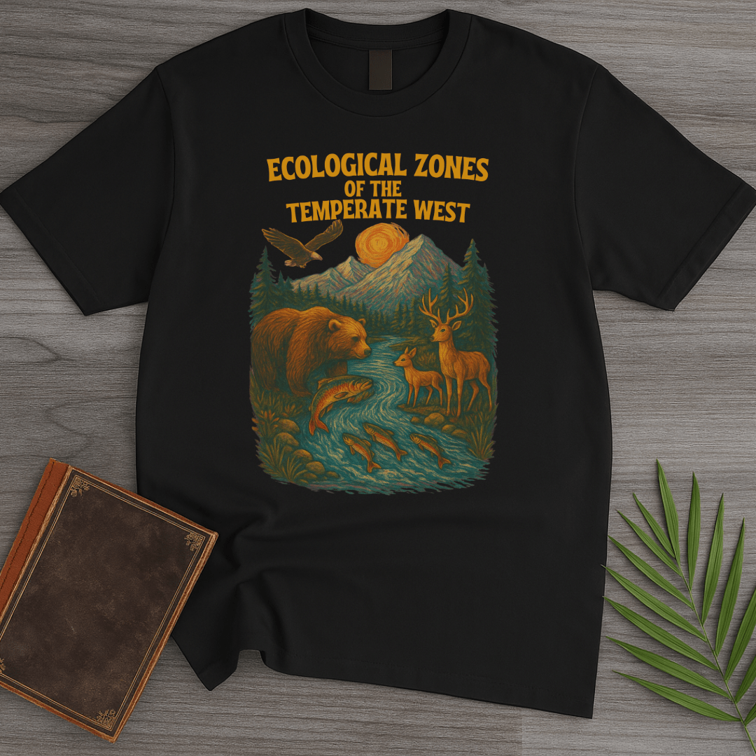 T-Shirt Black / S Ecological Zones of The West T-Shirt