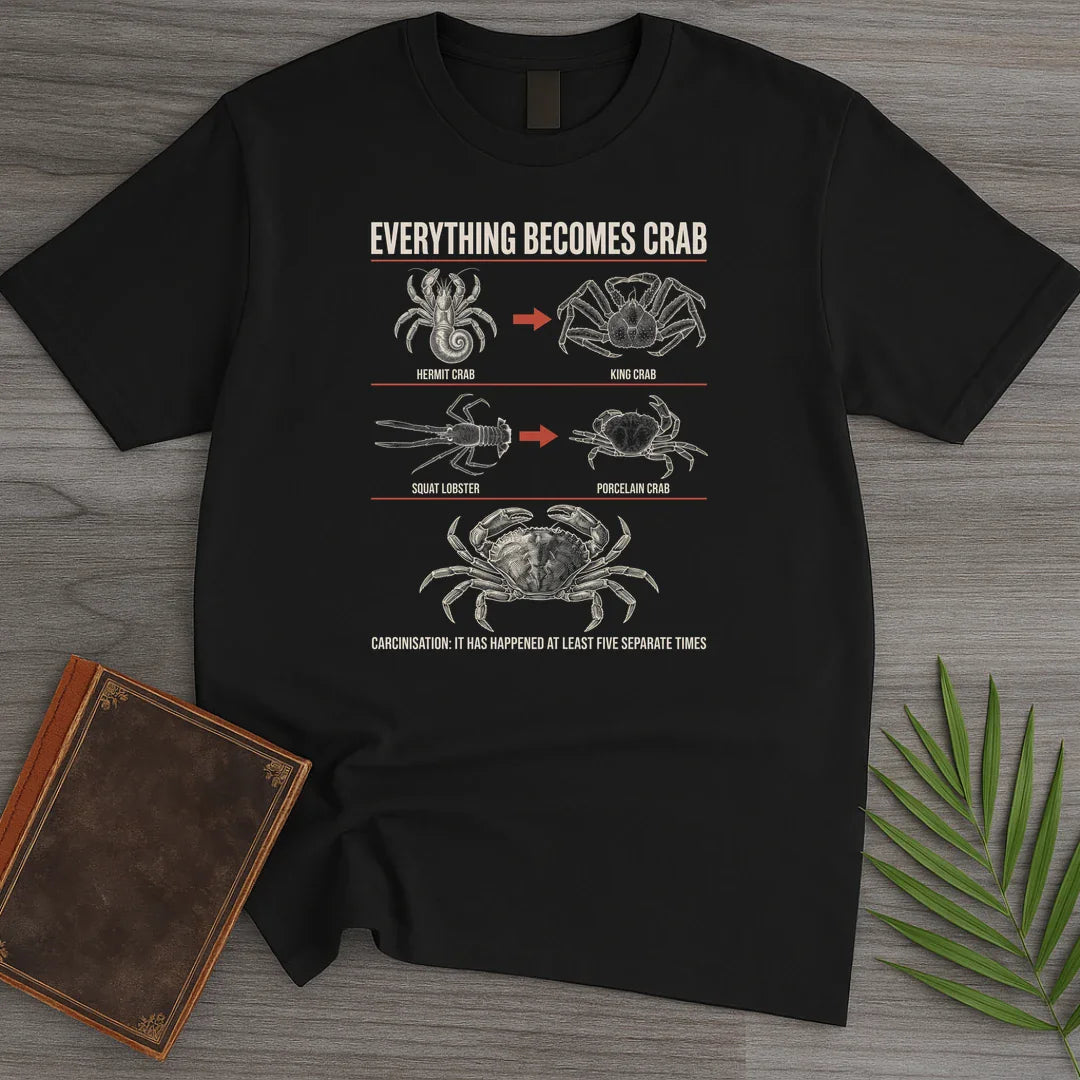 T-Shirt Black / S Everything Becomes Crab T-Shirt