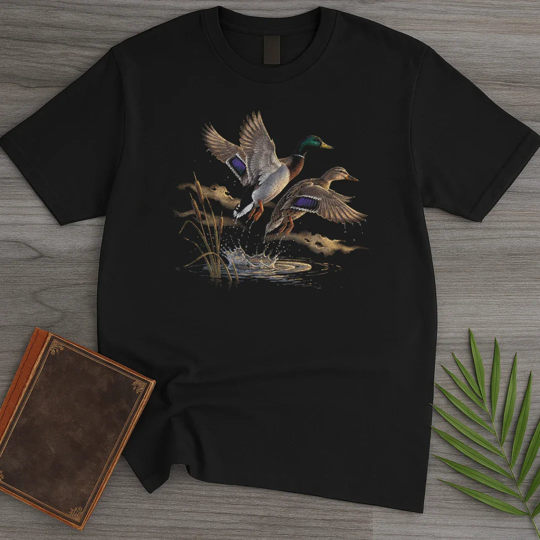 T-Shirt Black / S First Light Mallards T-Shirt