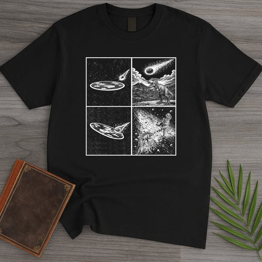 T-Shirt Black / S Flat Earth Extinction T-Shirt