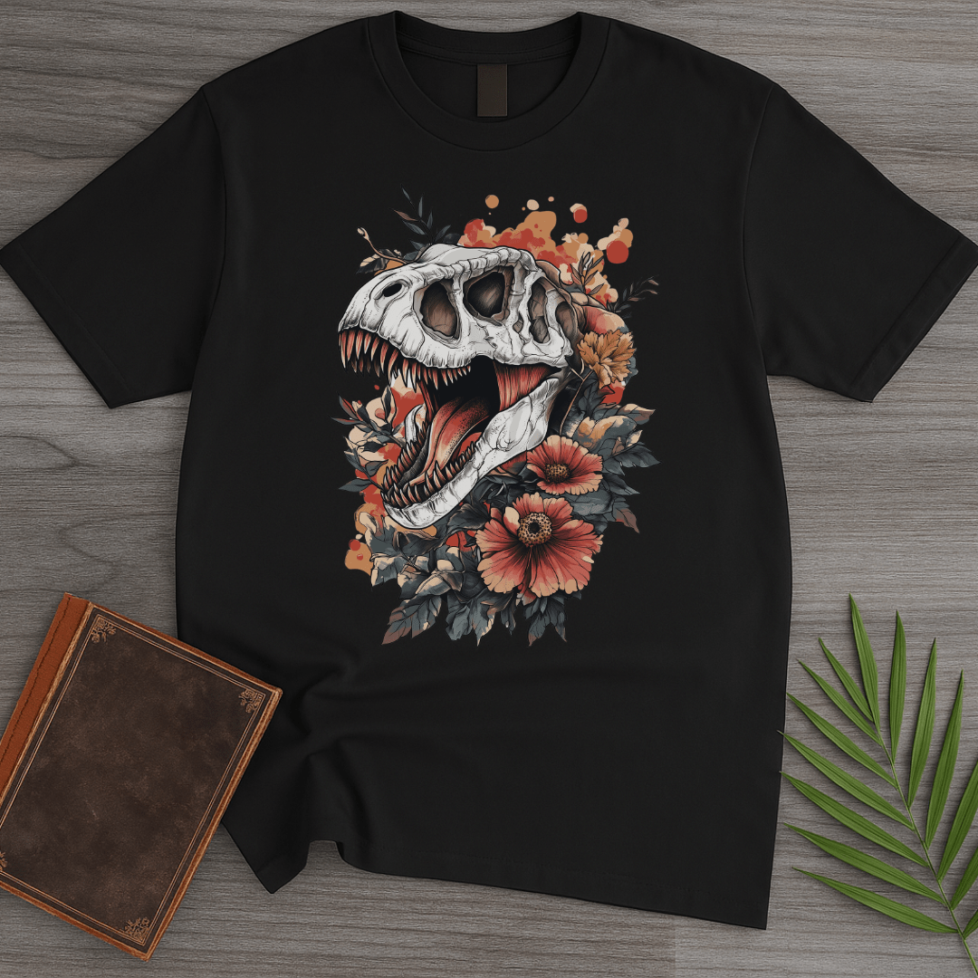 T-Shirt Black / S Floral Fossil Fury T-Shirt