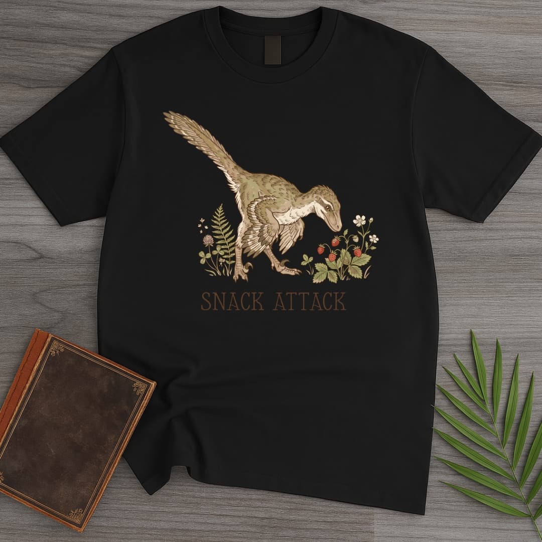 T-Shirt Black / S Foraging Raptor T-Shirt