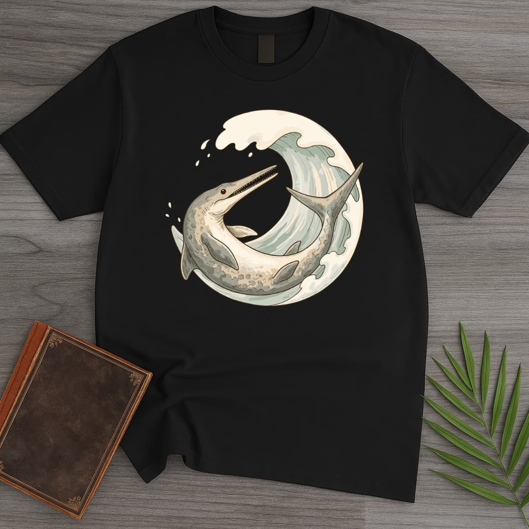 T-Shirt Black / S Gentle Ichthyosaur T-Shirt