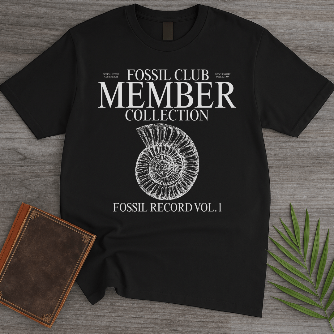 T-Shirt Black / S GeoCuriosity Fossil Club T-Shirt