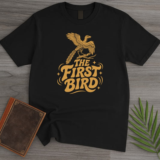 T-Shirt Black / S Golden Archaeopteryx T-Shirt