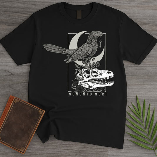 T-Shirt Black / S Groove-Billed Ani Memento Mori T-Shirt