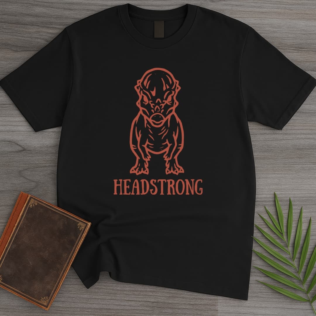 T-Shirt Black / S Headstrong Pachycephalosaurus T-Shirt