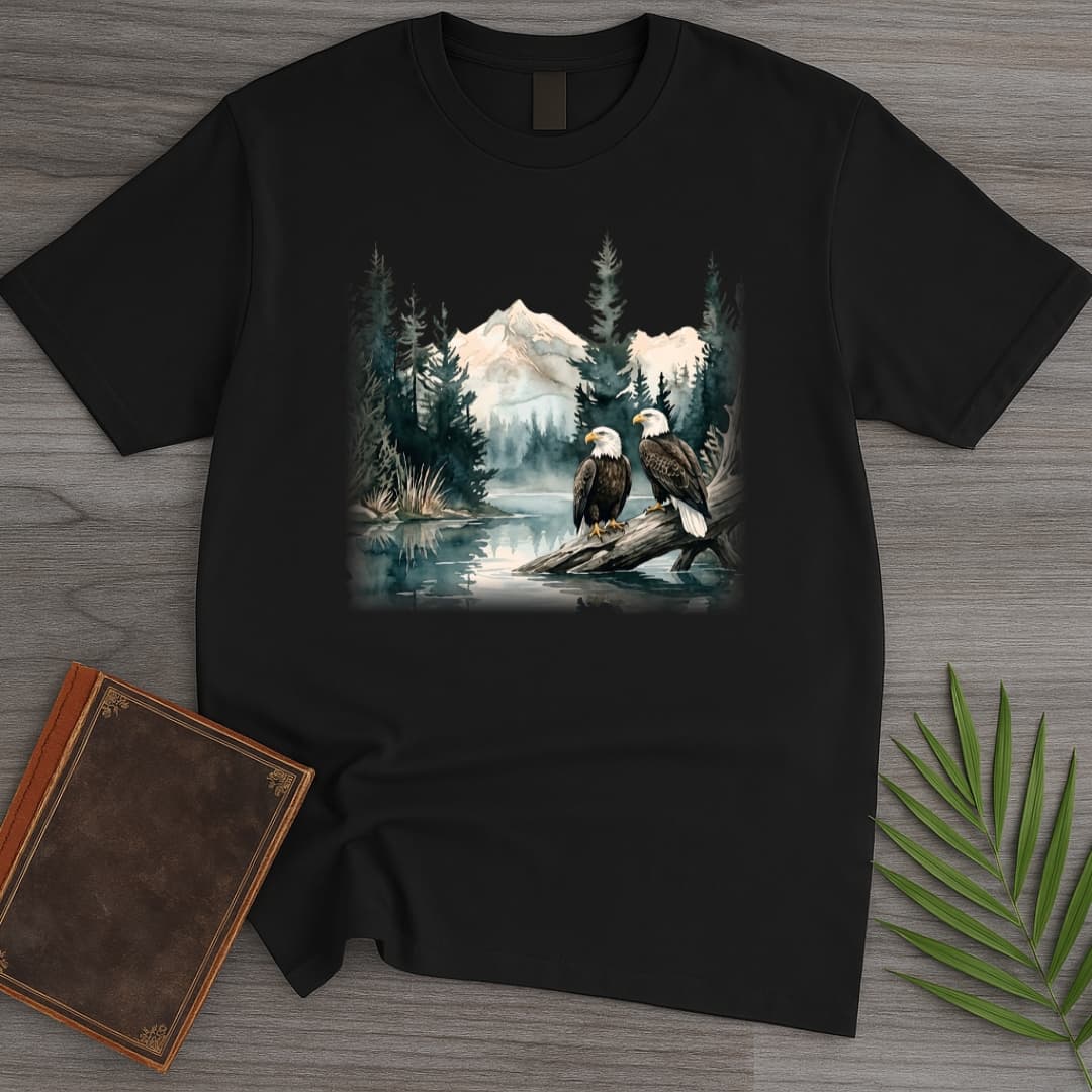 T-Shirt Black / S Highland Perch Eagles T-Shirt